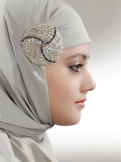 Hijab Brooch With Hijab Scarf Islamic Jewelry Hijab By Hijabstyle