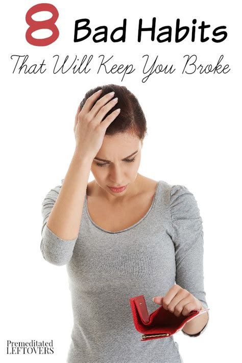 8 Bad Habits The Will Keep You Broke