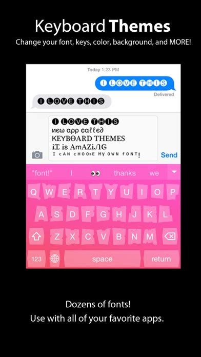 Keyboard Themes Custom Colors Cool Fonts And Personalize New