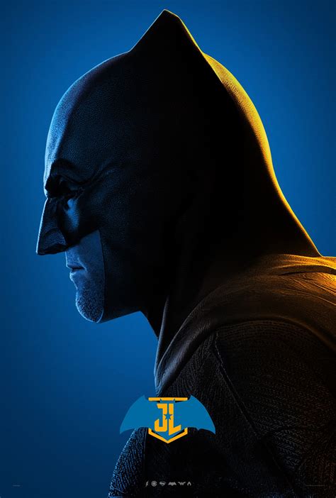 Justice League Character Profile Poster Ben Affleck As Batman