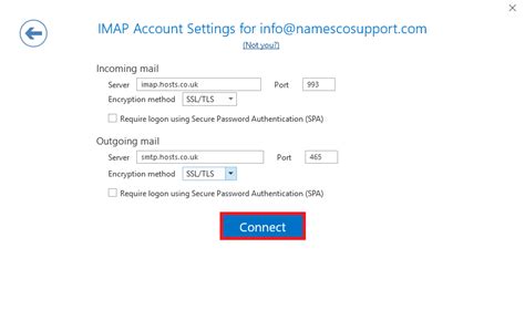 How To Setup An IMAP Account In Outlook 2016 Support Centre Register365