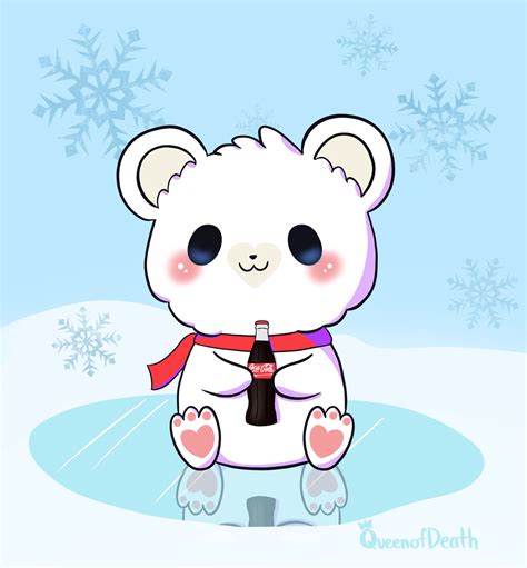 A White Teddy Bear With A Red Scarf Around Its Neck Holding A Bottle