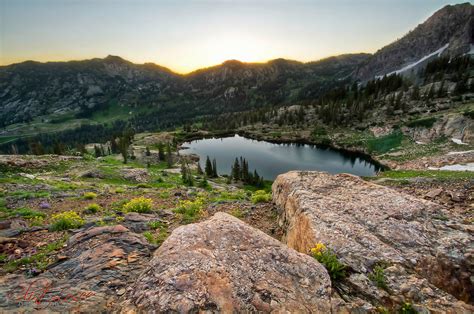 Sunrise Over Cecret Lake Utah Landscape Photography Clint Losee