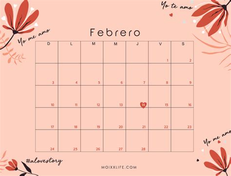 Planner Y Calendario Febrero 2019 Descargable Moixx