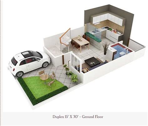 Low Budget Small House With Car Parking Construction Elevation