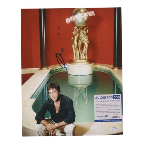 Al Pacino Signed Scarface 11x14 Photo Acoa Pristine Auction