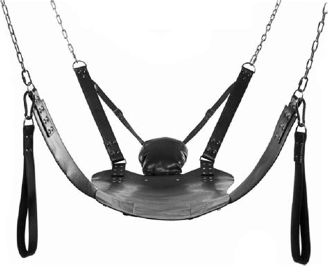 Top Quality Two Layers Leather Sling Sex Hammock Sex Swing Chair