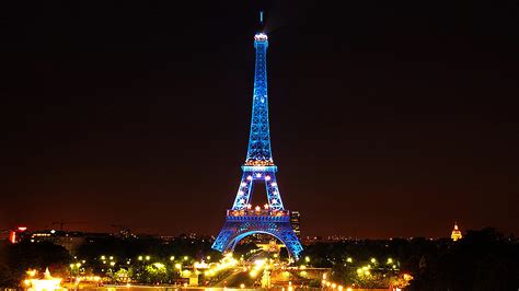 Blue Eiffel Tower Wallpaper