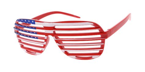 pt635 novelty american flag usa print shutter shades sunny sunglasses