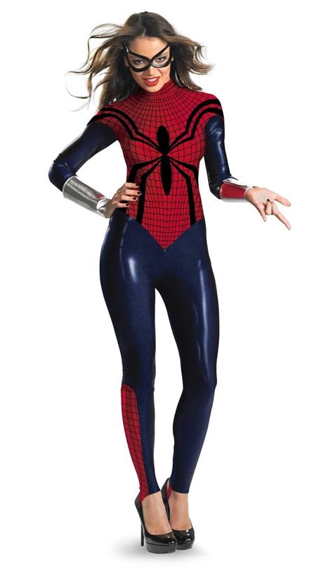 Sexy Spider Girl Catsuit Costume For Adults Disfraces Disfraces