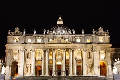 The Vatican At Night Editorial Image Image Of Cathedral 113661095