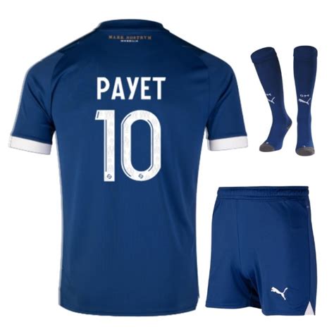 Maillot Kit Enfant Om Ext Rieur Payet Foot Soccer Pro