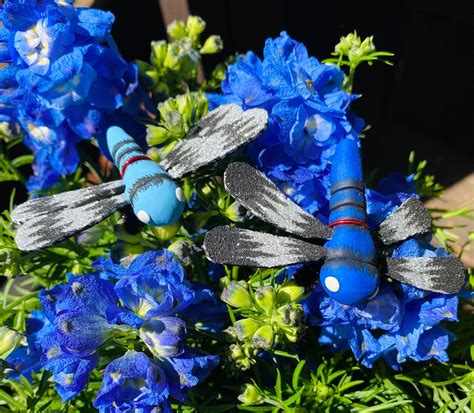 Fairy Garden Dragonfly Bug For Gardens Plants Or Decoration Etsy