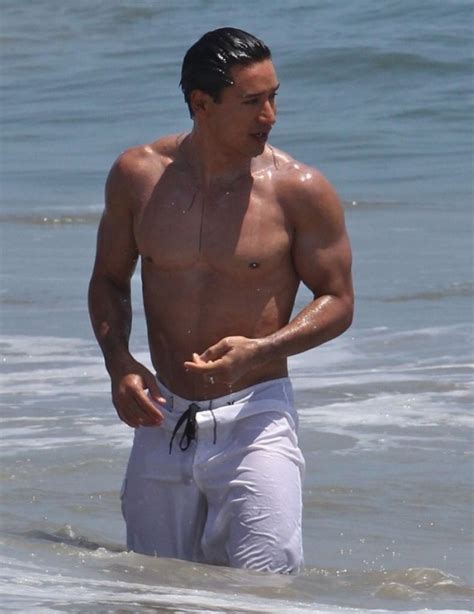 Tbt That Time Mario Lopez Went For A Dip In White