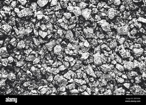 Distressed Overlay Texture Of Stones Rocks Pebbles Macadam Grunge