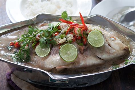 Steamed Sea Bass With Lime And Chili