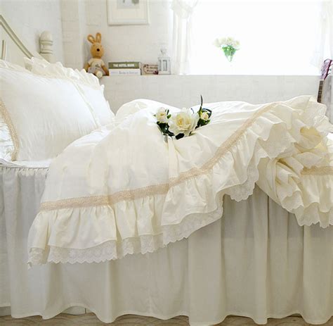 See your favorite queen bedding sizes and sheets sets discounted & on sale. Princess ruffled lace bedding sets adult teen girl,twin ...