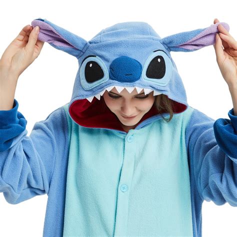 Lilo And Stitch Onesie Costume Kigurumi For Adult Women Men And Teens
