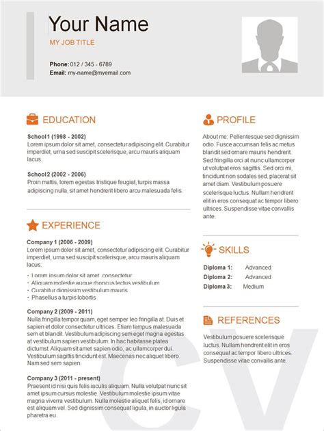 curriculum vita cv format  seaman templates