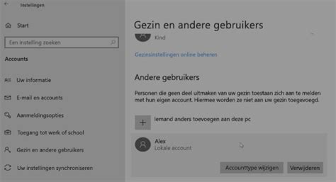 Een Nieuw Gebruikersaccount Aanmaken In Windows 10