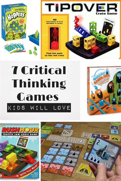 7 Critical Thinking Games Kids Will Beg To Keep Playing Thinking