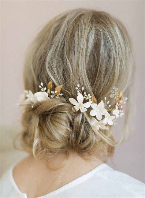 Bridal Hair Pin Set Cherry Blossom Hair Pin And Comb Set Style 768
