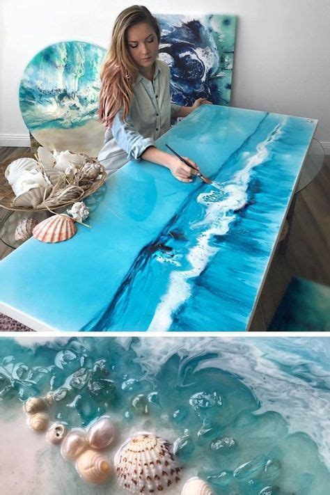 Artist Antuanelle Creates Epoxy Resin Art Thats Inspired By The