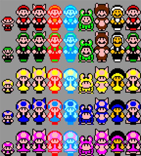 Smb Screen Facing Sprites Pixel Art Maker