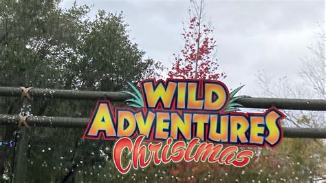 Wild Adventures Christmas 🎄 Youtube