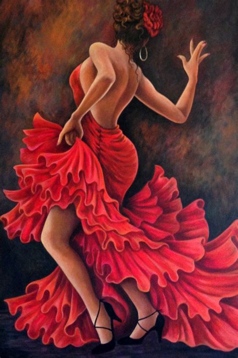 Flamenco Dancer Dance Paintings Dancer Painting Flamenco Dancers