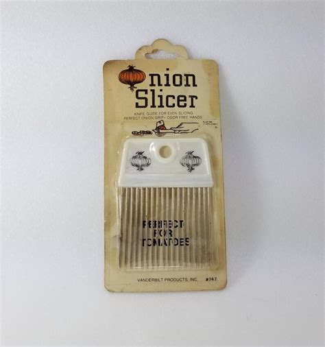 Vintage Retro Onion Slicer Holder Perfect Onion Grip Etsy