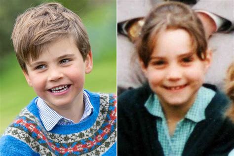 Prince Louis Is Mom Kate Middletons Twin In Birthday Photos See Pics