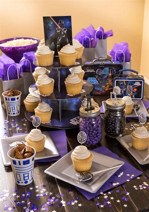 Star Wars Diy Decorations Wars Star Party Birthday Favors Bday