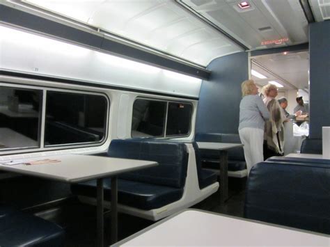 Cafelounge Car On Amtrak Silver Meteor Train Night Flickr