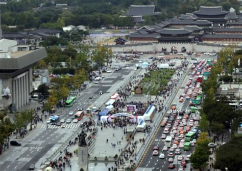 Motorists spend hours trying to. Seoul stuck in traffic hell