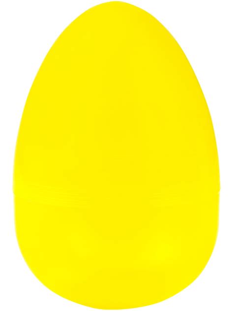 Blockbuster Costumes Jumbo 8 Translucent Yellow Plastic Easter
