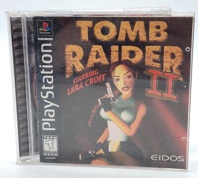 Tomb Raider Ii Lara Croft Black Label Sony Playstation Ps Tested Ebay