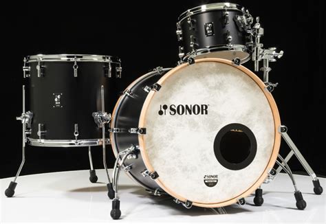 Sonor Sq1 22 4 Piece Shell Pack Gt Black
