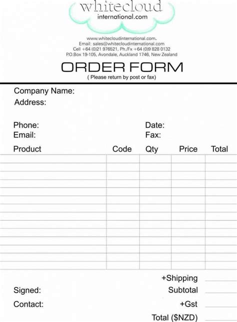 Free Order Form Planner Printable The Stitch Maker 9 Best Images Of