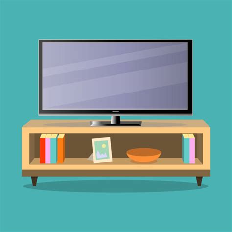 Top Television Table Clip Art Vector Graphics And Illustrations Istock