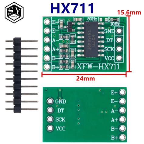 1pcs Hx711 Weighing Sensor Dual Channel 24 Bit Precision Ad Module