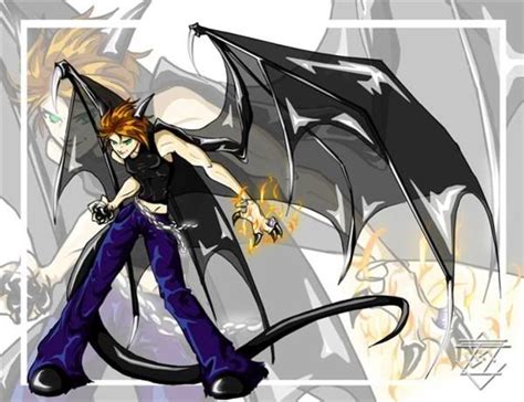 Dragonhuman Hybrid Character Art Anime Half Dragon