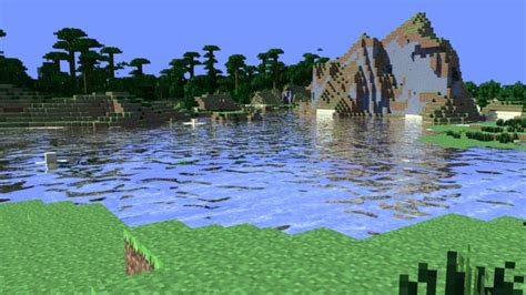 Water Jungle Minecraft Cinema 4d Tapeta Wallpapers Hd Desktop