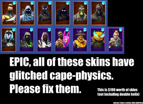 Epic Please Fix The Glitched Physics On Skins Fortnitebr