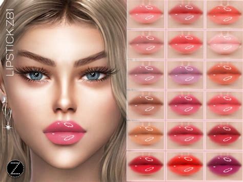 Lipstick Z81 By Zenx At Tsr Sims 4 Updates
