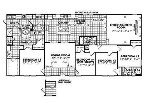 Double Wides Floor Plans South Homes Manufactured JHMRad