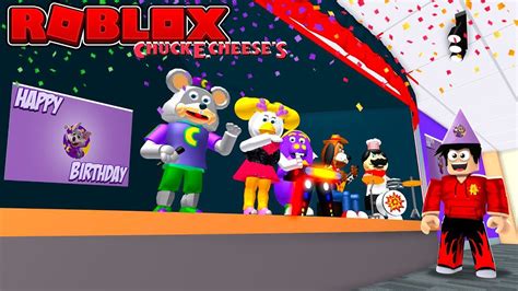 Roblox My Birthday Party At Chuck E Cheese Youtube