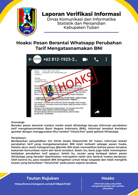 Diskominfosp Hoaks Pesan Berantai Whatsapp Perubahan Tarif