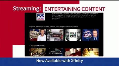 Fox Nation Tv Commercial Now Available With Xfinity Ispottv