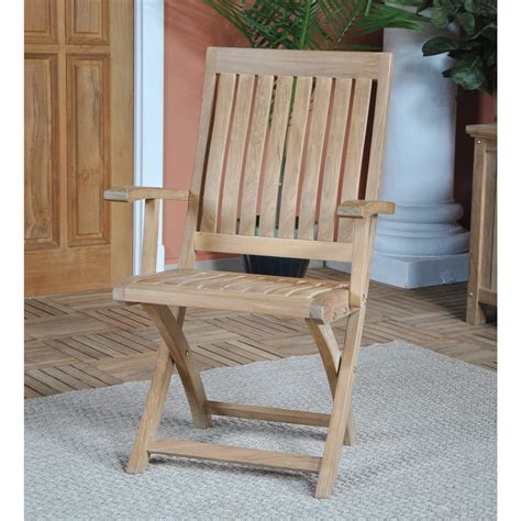 It can be combined with a folding table. Niagara Teak Folding Arm Chair, free shipping, teak chair